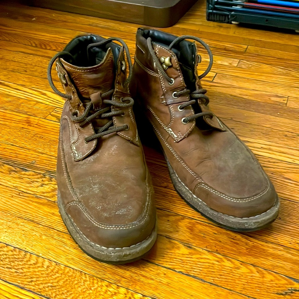 Johnson and Murphy high top leather boots